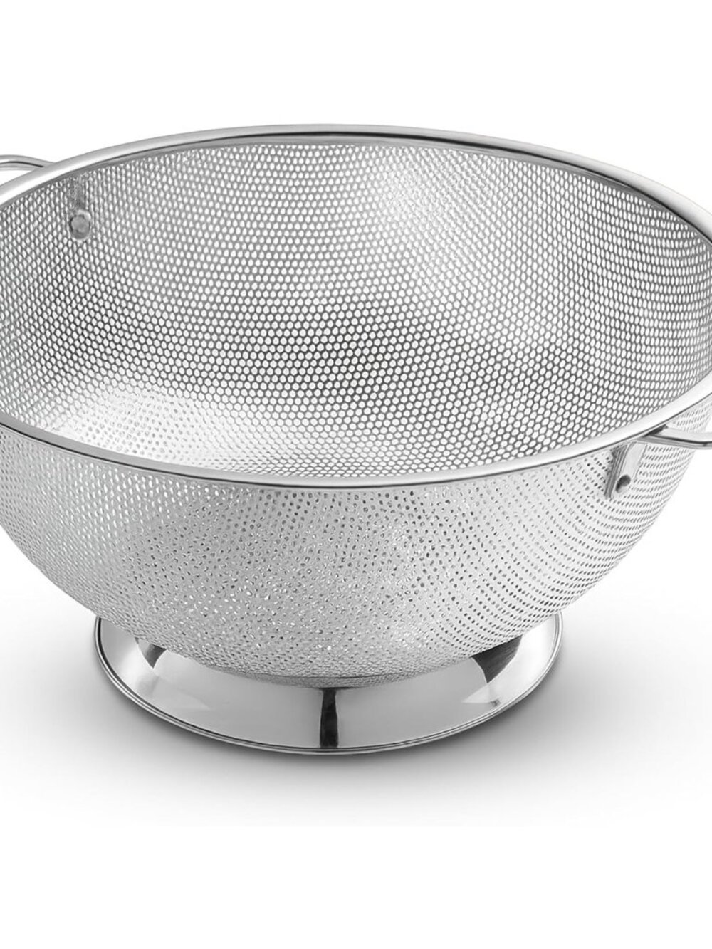 Stainless Steel Colander for Kitchen, 5 Qt Pasta & Rice Strainer